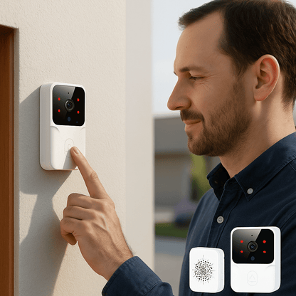 DOORCAST – Wireless Video Doorbell with HD Night Vision & Live Two-Way Audio