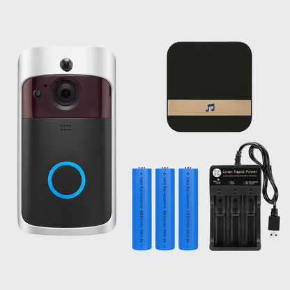 DOORWISE – Smart Home Video Doorbell Camera with HD Night Vision & Two-Way Audio