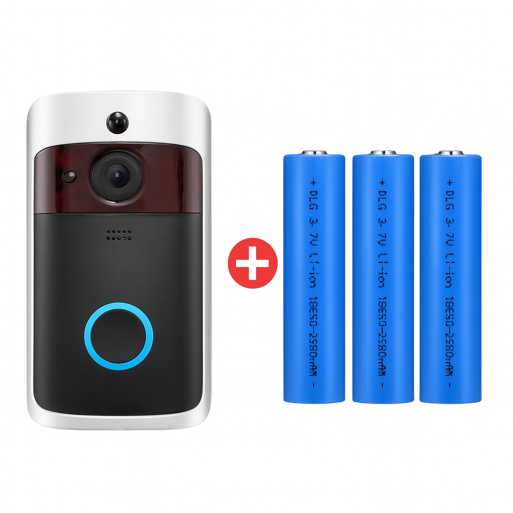 DOORWISE – Smart Home Video Doorbell Camera with HD Night Vision & Two-Way Audio