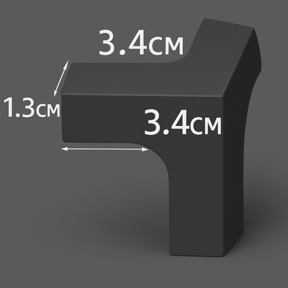 SOFTBLOCK – Transparent Silicone Corner Guards for Baby & Toddler Safety