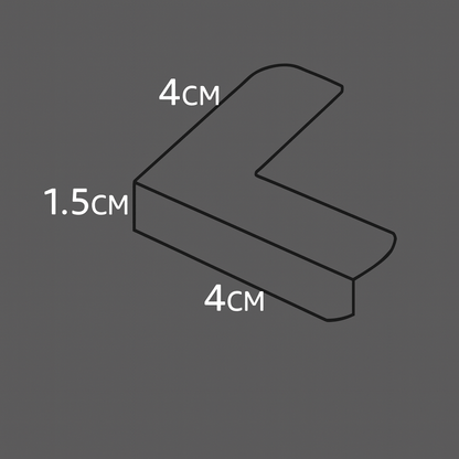 SOFTBLOCK – Transparent Silicone Corner Guards for Baby & Toddler Safety