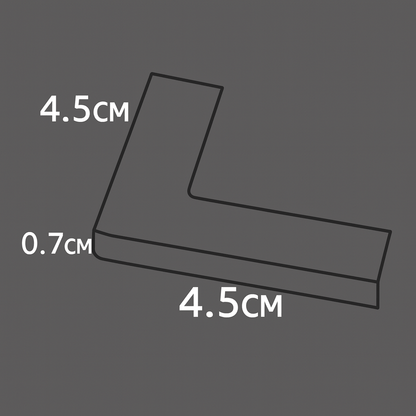 SOFTBLOCK – Transparent Silicone Corner Guards for Baby & Toddler Safety