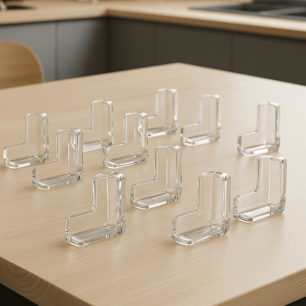SOFTBLOCK – Transparent Silicone Corner Guards for Baby & Toddler Safety