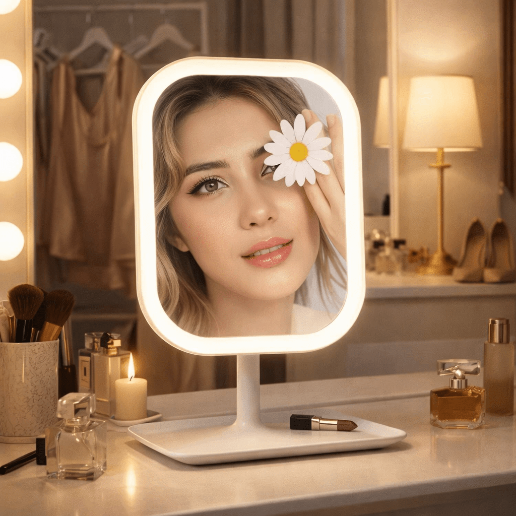 LUMIGLOW – LED Vanity Mirror with Touch Control & 3 Light Modes