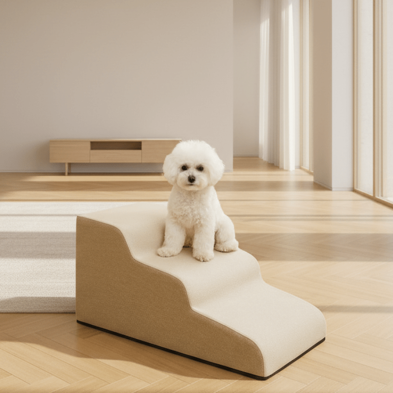 PETASCENT – Pet Bed Step Ladder with Non-Slip Steps for Small Dogs & Cats