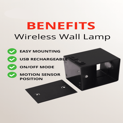 AMBIWALL – Wireless Rechargeable LED Wall Light with Adjustable Beams
