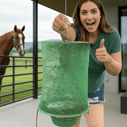BARNBLOCK – Eco-Friendly Fly Trap for Safe, Non-Toxic Outdoor Pest Control