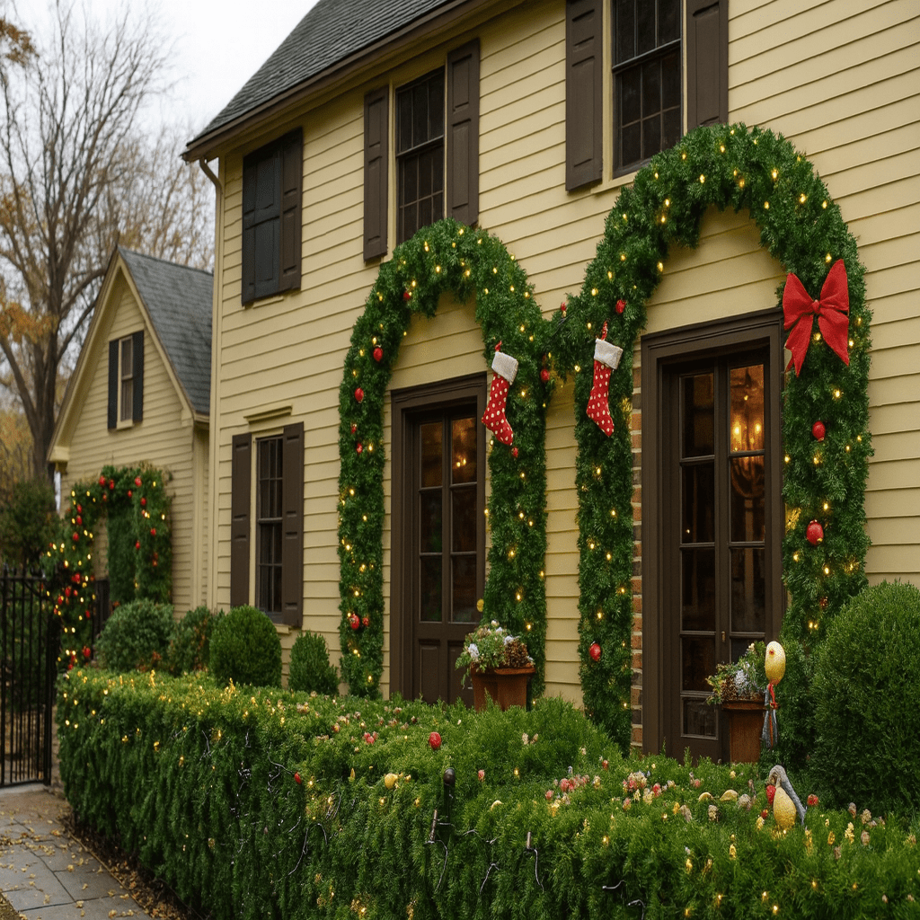 SPARKLE PINE – 2.7 m Christmas Garland with 100 Warm LED Lights