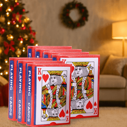 DEAL SET – Classic 54-Card Grey Core Playing Card Deck for Poker & Game Nights