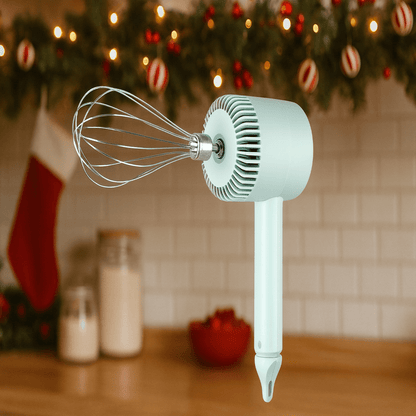 MIX GO – Mini Wireless 200W Electric Hand Mixer with 3 Speed Settings