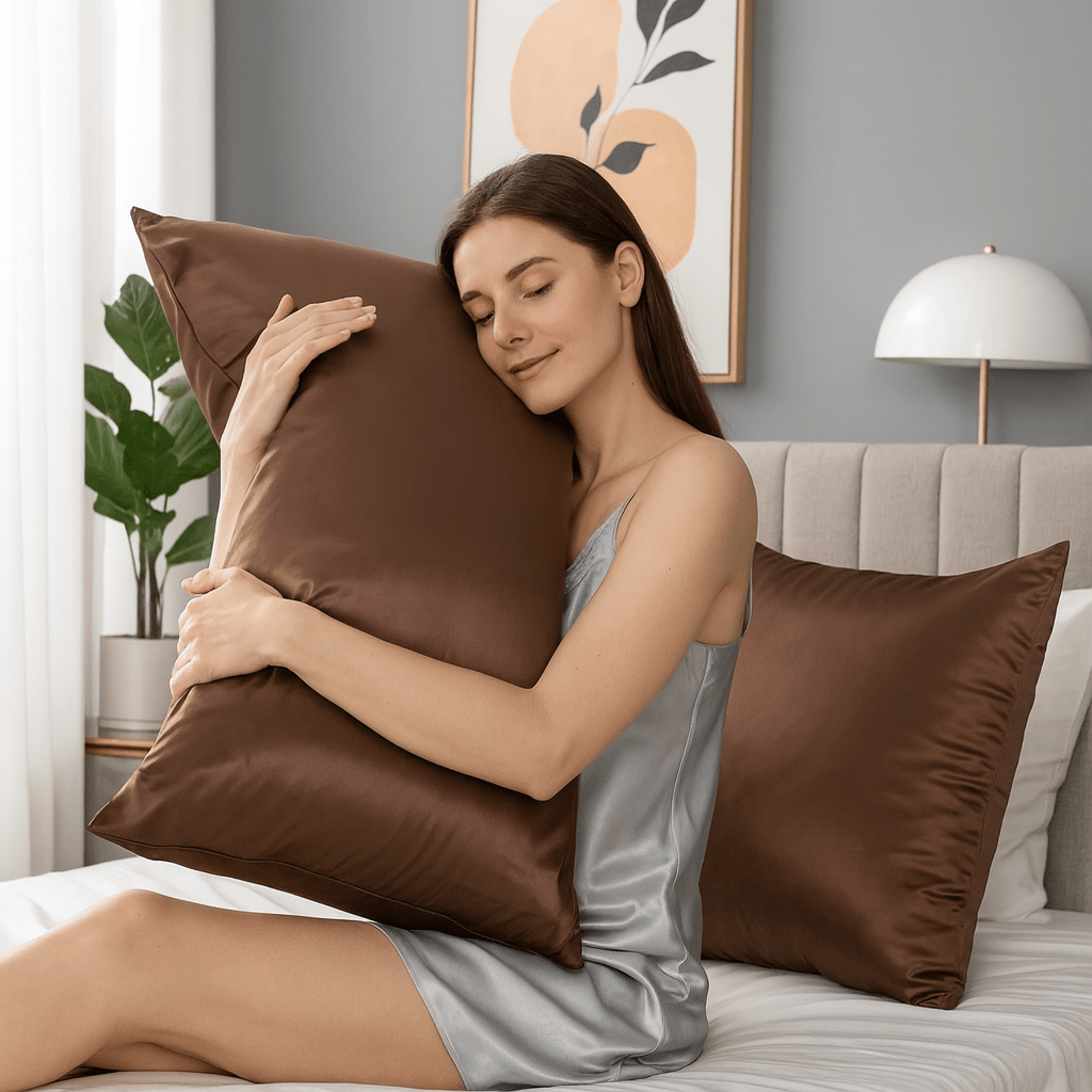 SILKESSENCE – Mulberry Silk Pillowcase 25 Momme Luxury Cover for Hair & Skin