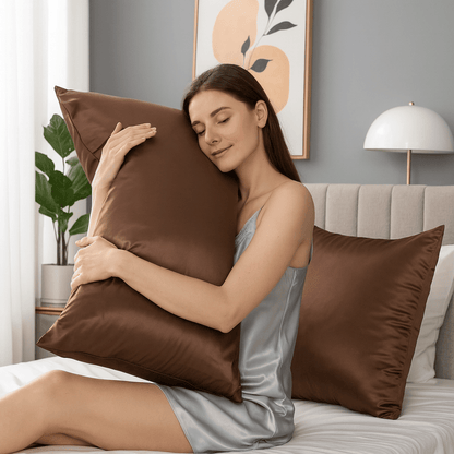 SILKESSENCE – Mulberry Silk Pillowcase 25 Momme Luxury Cover for Hair & Skin
