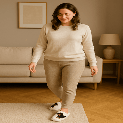 SNUGGLEDACH – Cozy Dachshund Dog Women Slippers for Lightweight Winter Comfort