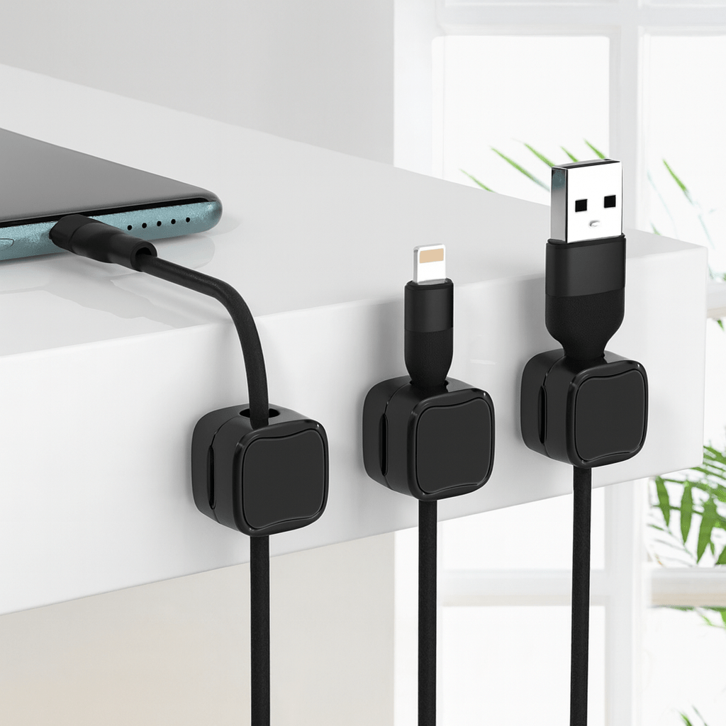 CordControl Magnet – Magnetic Cable Organizer for a Neat Desk