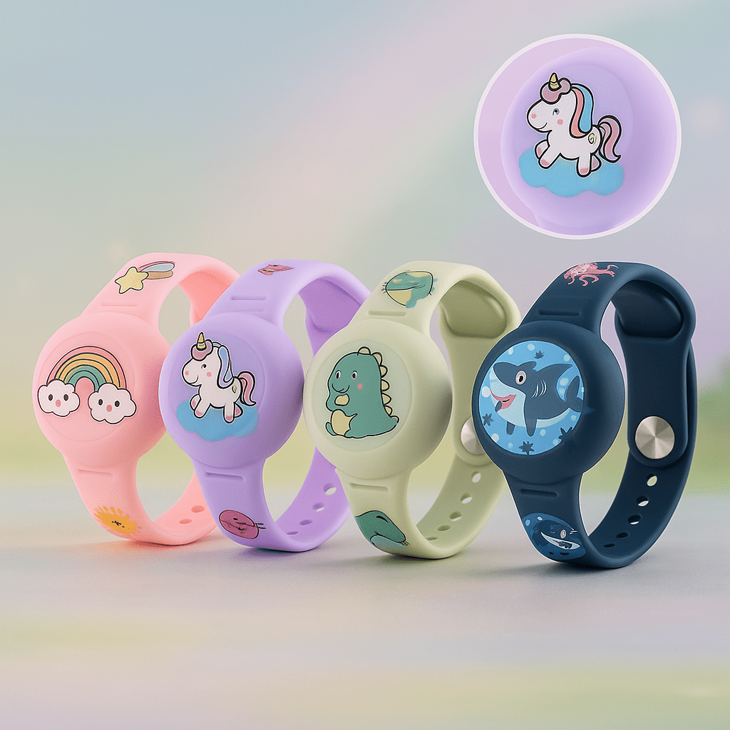 ChildSafe GPS Bracelet for Kids - Colorful Design & Adjustable Fit 1