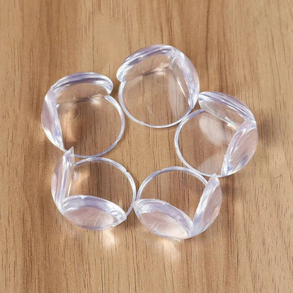 Child Safety Silicone Corner Protectors - 10 Pack Clear Edge Guards for Tables 4