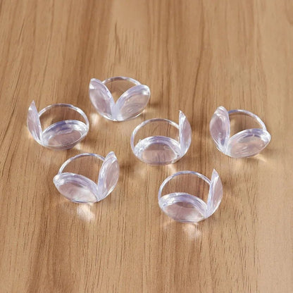Child Safety Silicone Corner Protectors - 10 Pack Clear Edge Guards for Tables 5