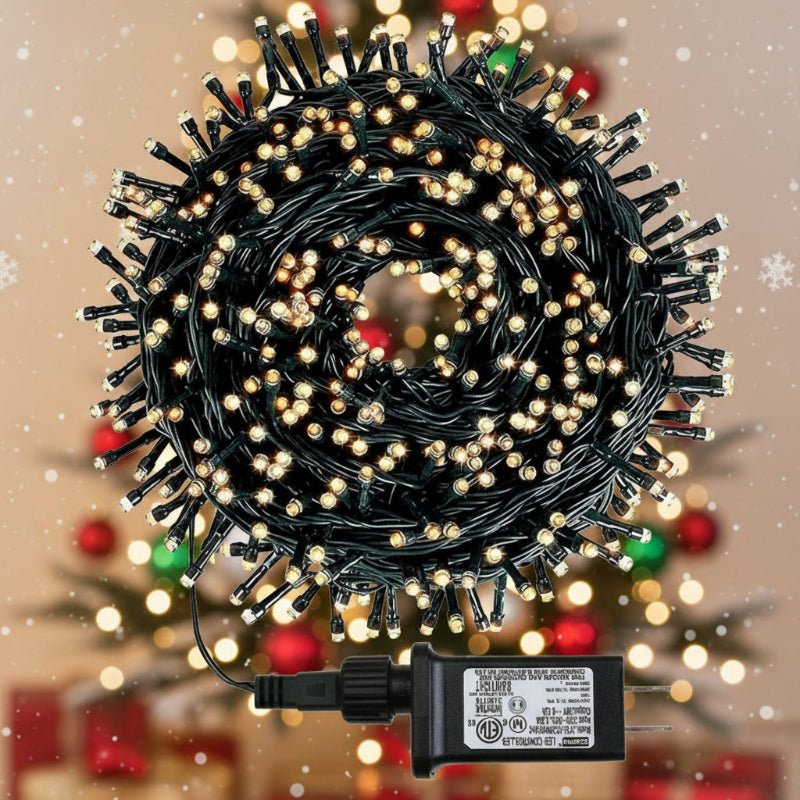 Christmas Delight - 10m Weatherproof LED Curtain Lights for Outdoor Decor 2