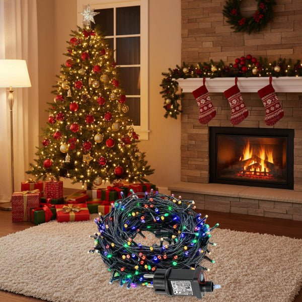 Christmas Delight - 10m Weatherproof LED Curtain Lights for Outdoor Decor 7