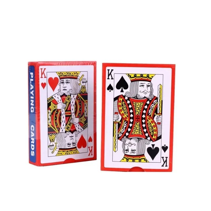 Classic Playing Cards Set - 54 Durable Grey Core Cards for Poker & Card Games 0