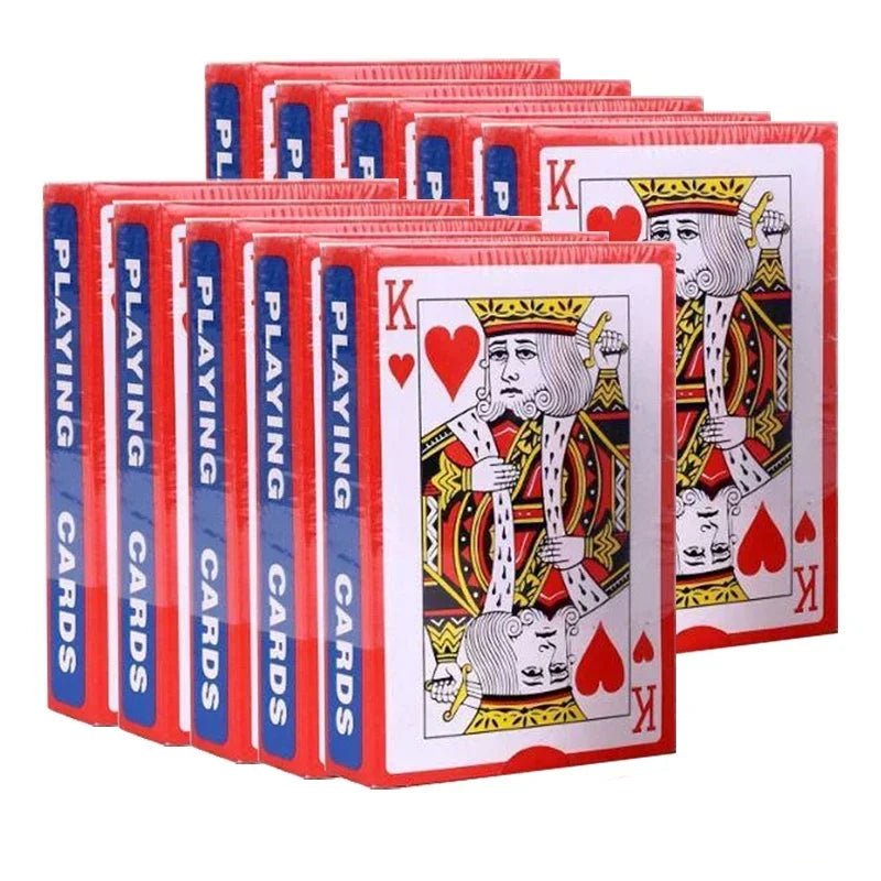 Classic Playing Cards Set - 54 Durable Grey Core Cards for Poker & Card Games 11