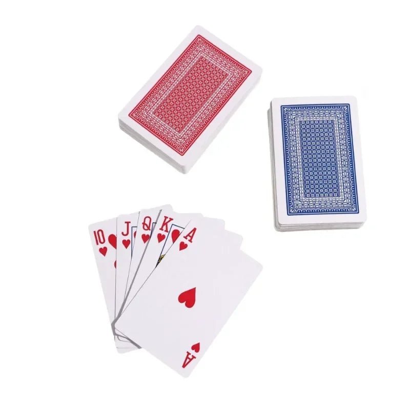 Classic Playing Cards Set - 54 Durable Grey Core Cards for Poker & Card Games 5
