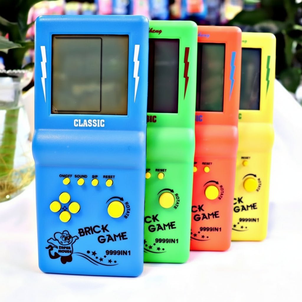 Classic Retro Handheld Game Console - 3.5 Inch Tetris Player for Endless Fun 0