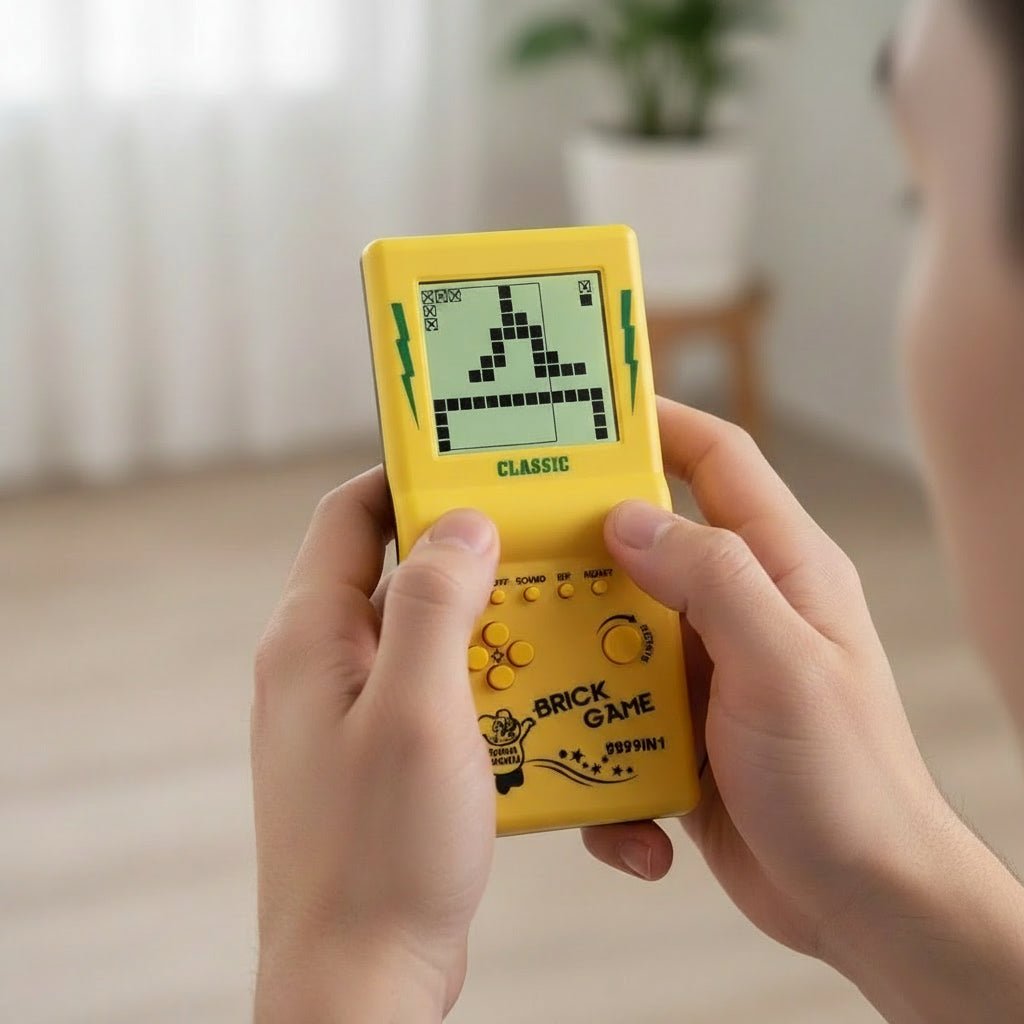 Classic Retro Handheld Game Console - 3.5 Inch Tetris Player for Endless Fun 1