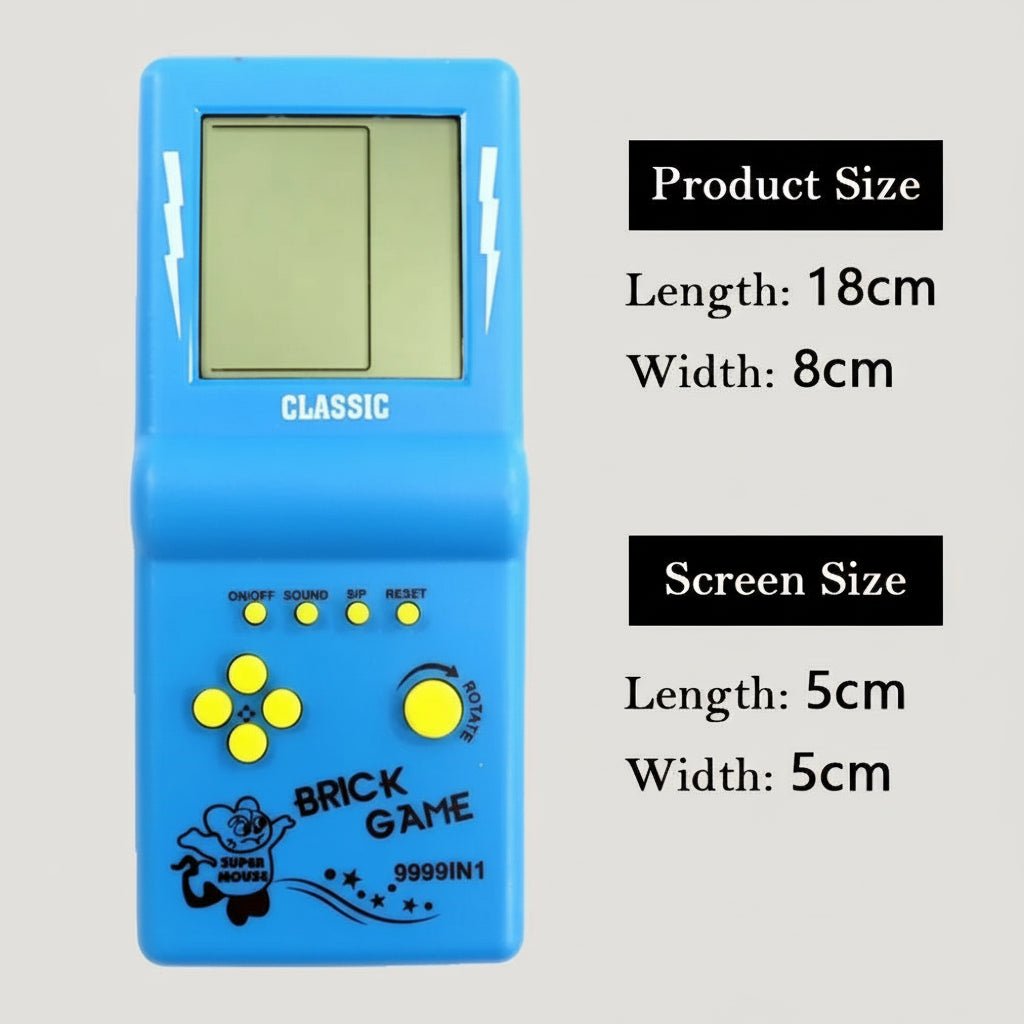 Classic Retro Handheld Game Console - 3.5 Inch Tetris Player for Endless Fun 3