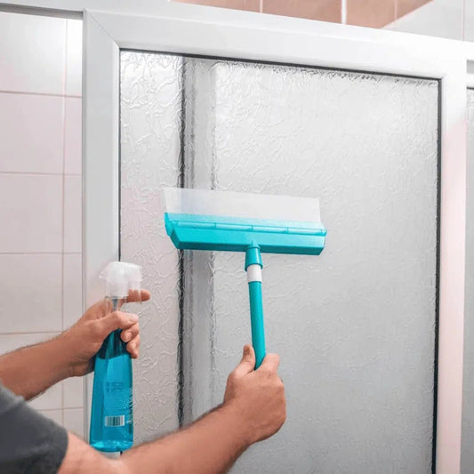 ClearSwipe - Dual Action Squeegee and Cleaning Brush for Effortless Surface Care 2