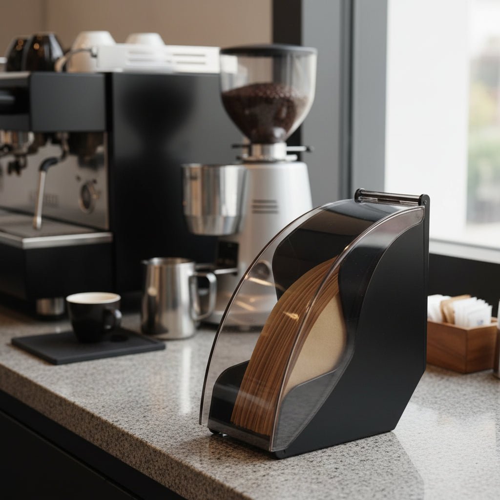 CoffeeCraft - Elegant Hand Drip Coffee Filter Holder with Acrylic Cover 1