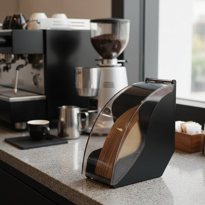 CoffeeCraft - Elegant Hand Drip Coffee Filter Holder with Acrylic Cover 1