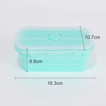 Collapsible Silicone Meal Prep Containers - Stackable Food Storage Solutions 12