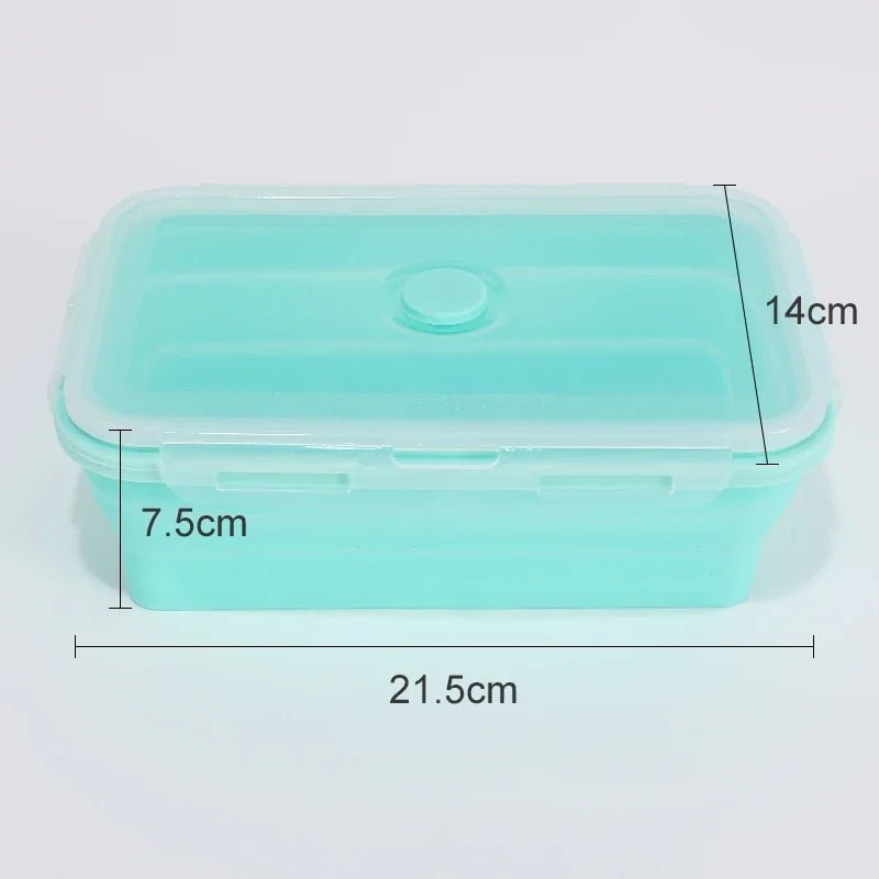 Collapsible Silicone Meal Prep Containers - Stackable Food Storage Solutions 13
