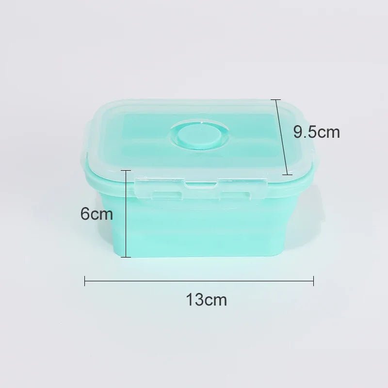 Collapsible Silicone Meal Prep Containers - Stackable Food Storage Solutions 16