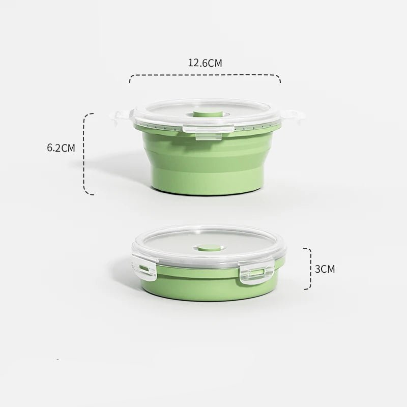Collapsible Silicone Meal Prep Containers - Stackable Food Storage Solutions 26
