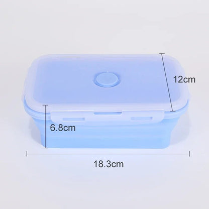 Collapsible Silicone Meal Prep Containers - Stackable Food Storage Solutions 30