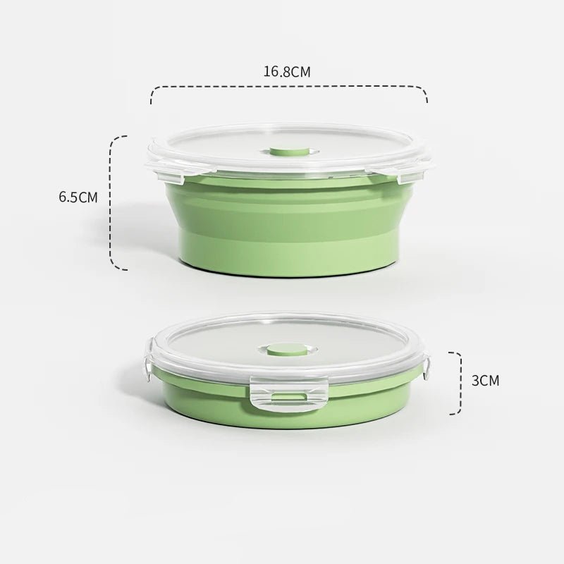 Collapsible Silicone Meal Prep Containers - Stackable Food Storage Solutions 31