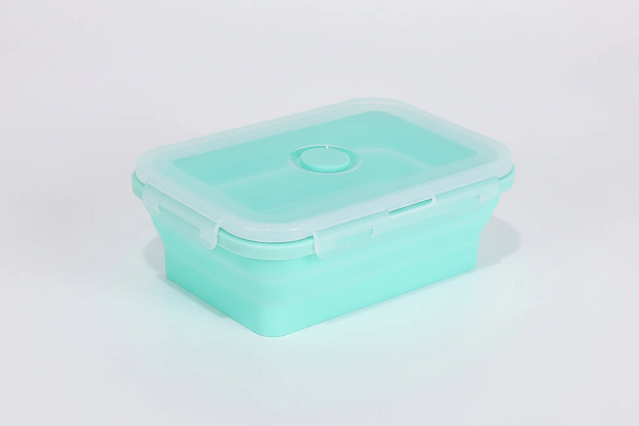Collapsible Silicone Meal Prep Containers - Stackable Food Storage Solutions 7