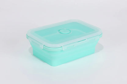 Collapsible Silicone Meal Prep Containers - Stackable Food Storage Solutions 7