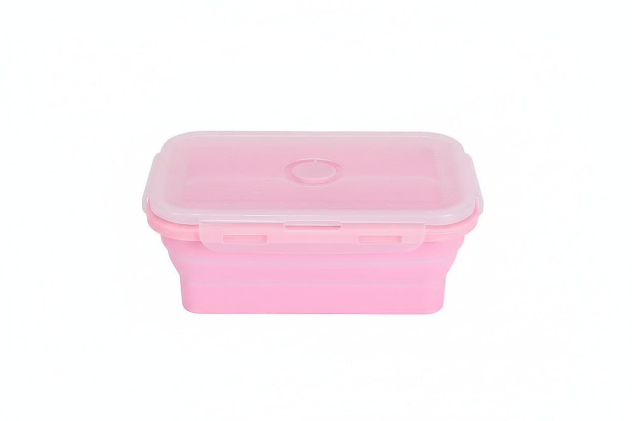 Collapsible Silicone Meal Prep Containers - Stackable Food Storage Solutions 8