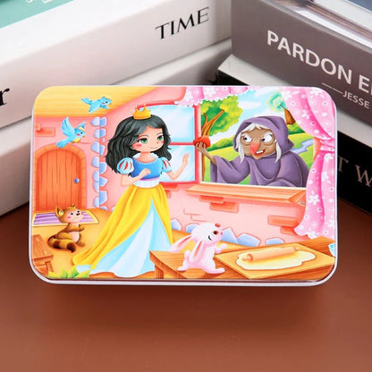 Colorful 60-Piece Wooden Puzzle for Kids - Educational Animal & Vehicle Jigsaw 12