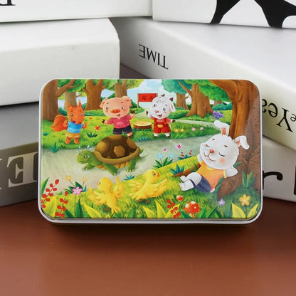 Colorful 60-Piece Wooden Puzzle for Kids - Educational Animal & Vehicle Jigsaw 17