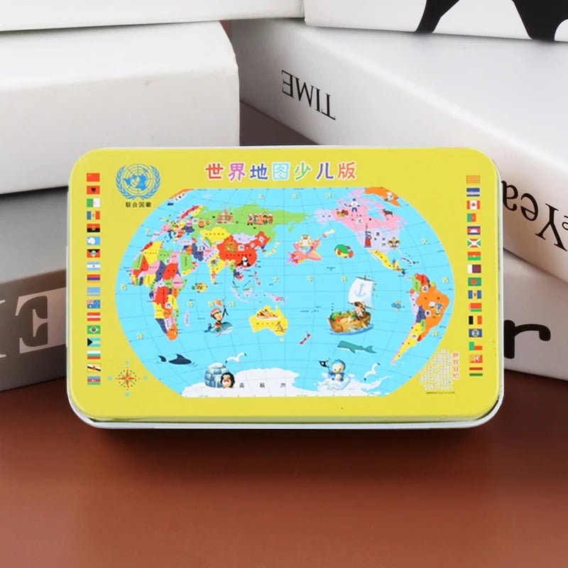 Colorful 60-Piece Wooden Puzzle for Kids - Educational Animal & Vehicle Jigsaw 18