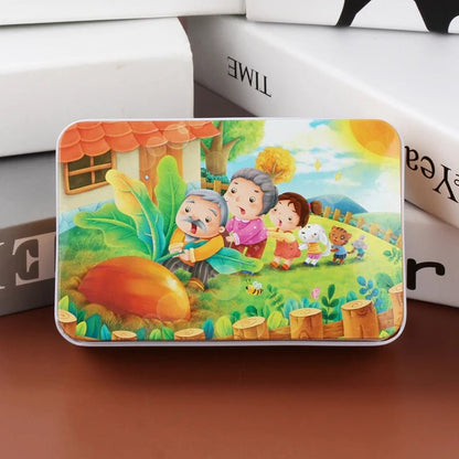 Colorful 60-Piece Wooden Puzzle for Kids - Educational Animal & Vehicle Jigsaw 8