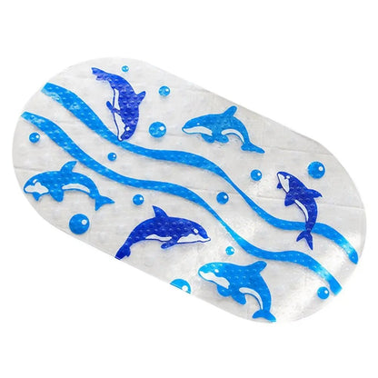 Colorful Cartoon PVC Anti-Slip Bath Mat for Kids - Safe Bathroom Mat with Suction Cups 11