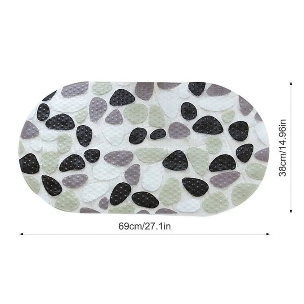 Colorful Cartoon PVC Anti-Slip Bath Mat for Kids - Safe Bathroom Mat with Suction Cups 5