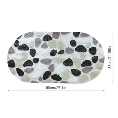 Colorful Cartoon PVC Anti-Slip Bath Mat for Kids - Safe Bathroom Mat with Suction Cups 5