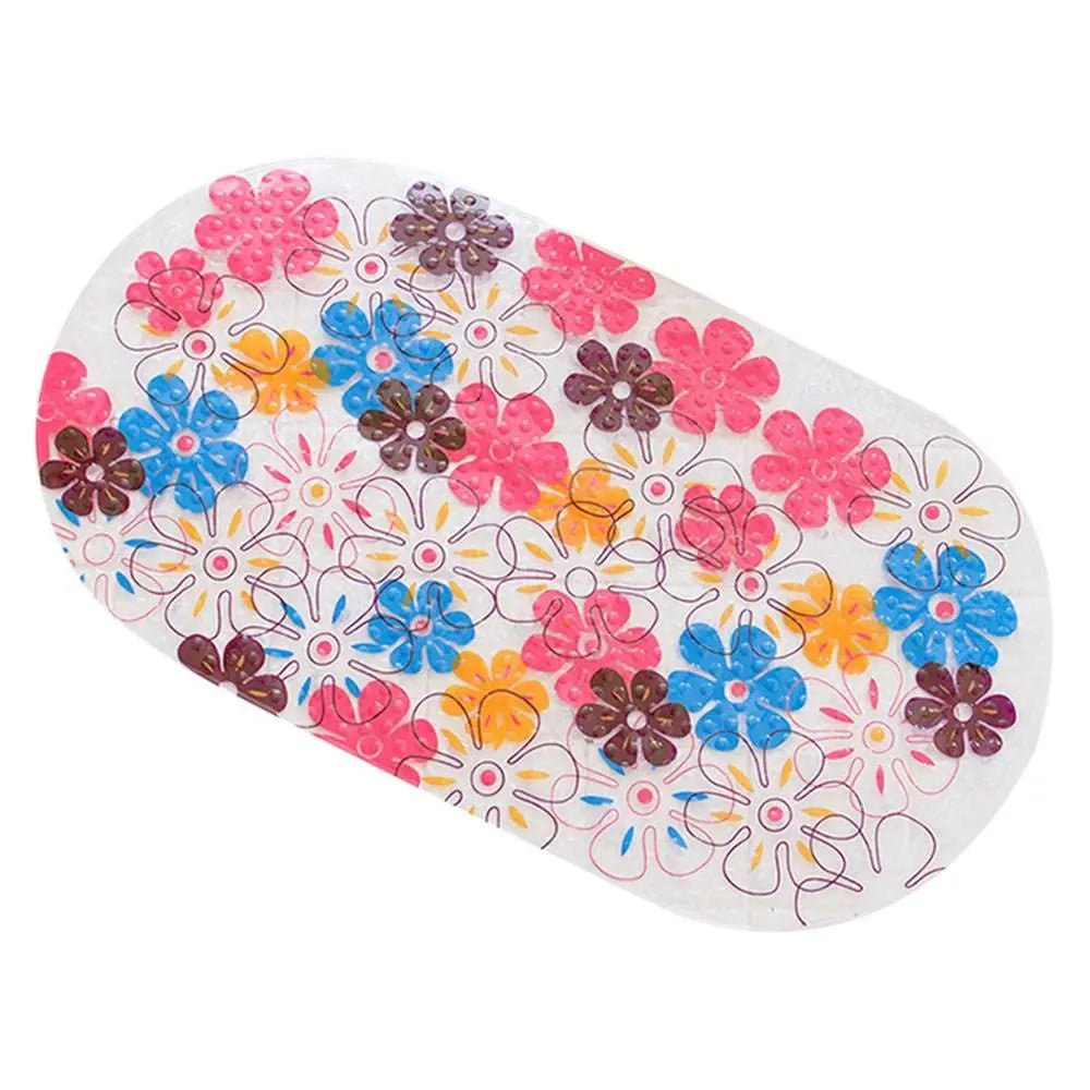 Colorful Cartoon PVC Anti-Slip Bath Mat for Kids - Safe Bathroom Mat with Suction Cups 7