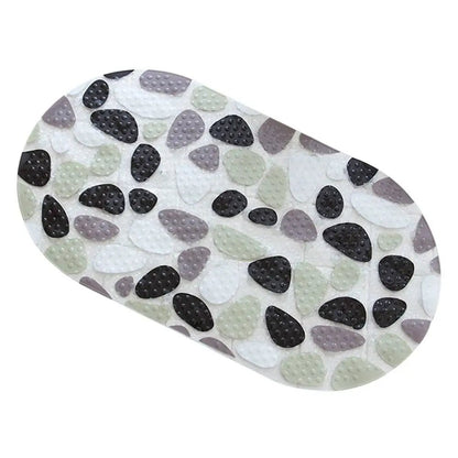 Colorful Cartoon PVC Anti-Slip Bath Mat for Kids - Safe Bathroom Mat with Suction Cups 9